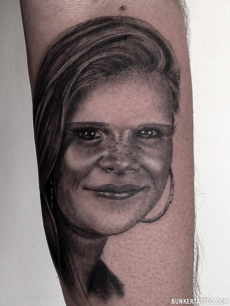 Realistic Portrait Tattoo Bunker Tattoo Quality Tattoos