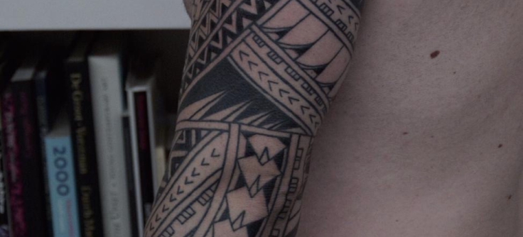 Large Arm Sleeve Tattoo Maori Power Totem Waterproof Temporary Tattoo  Sticker Warrior Samurai Angel Skull Men Full Black Tatoo T203179402 From  Rhtg, $20.54 | DHgate.Com