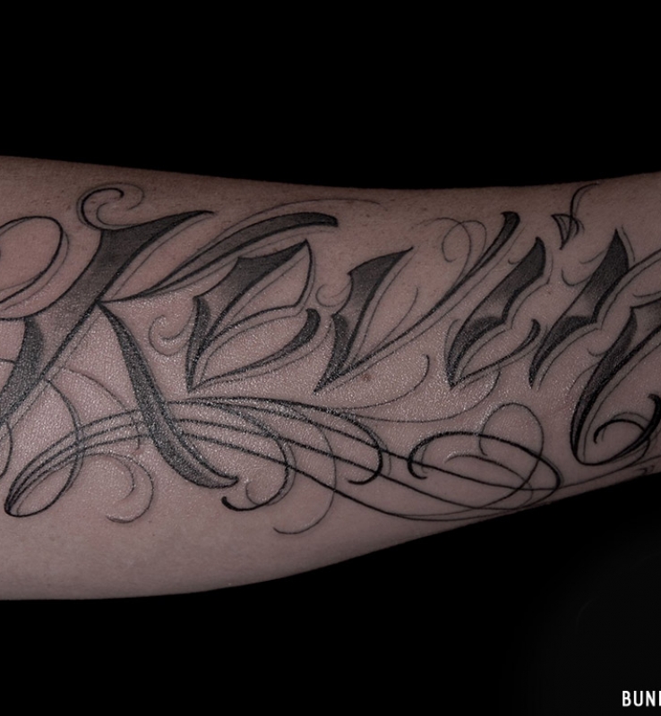 Lettering Archives - Bunker Tattoo - Quality Tattoos