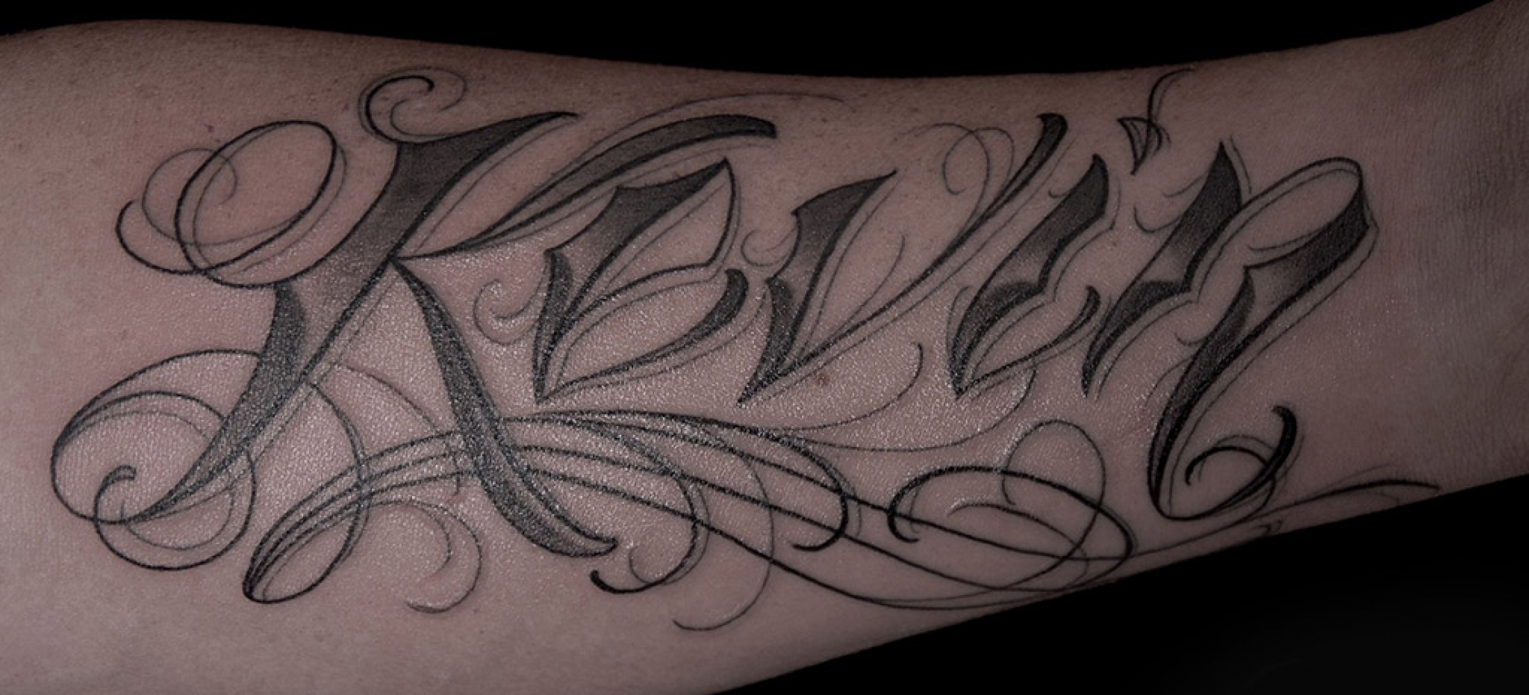 Script lettering – Bunker Tattoo – Quality tattoos